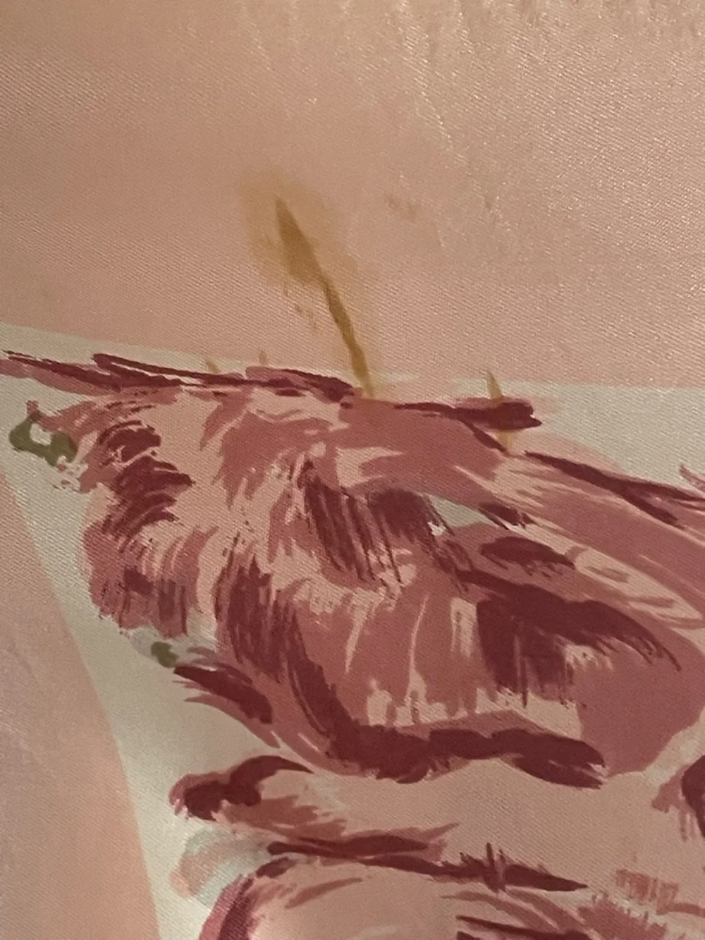 Pretty Vintsge Schiaparelli Silk Blend Scarf Large 27 In Fair Condition - Picture 7 of 10